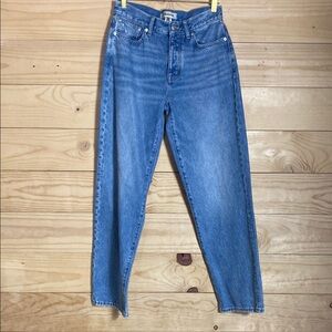 Madewell low-slung‎ straight jeans size 25
